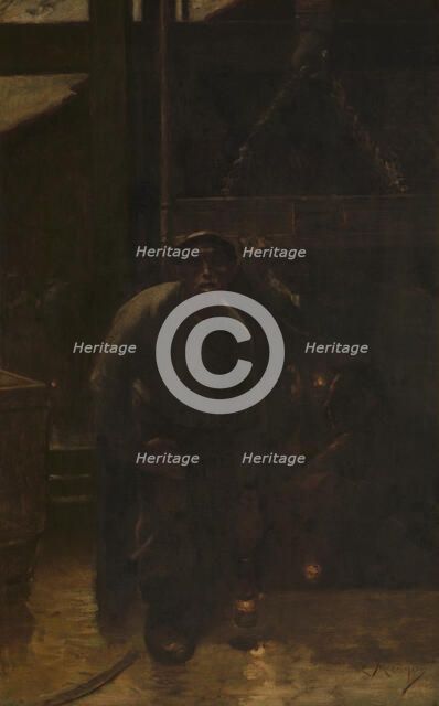 The Pithead, c1860-1900. Creator: Constantin Emile Meunier.