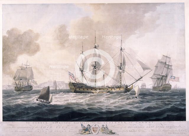 The Pitt, 1787. Artist: Unknown