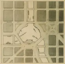 The Plan of Chicago Plate 106, Chicago, Illinois, Presentation Drawing, 1909. Creator: Daniel Burnham