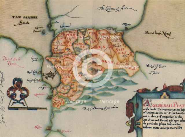 'The Plantation of Ulster', 17th century, (1948). Creator: Unknown.