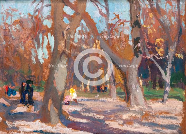 The Planty Park in Krakow, c1903. Creator: Jan Stanislawski.
