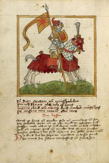 The Planet Mars as an Armored Knight on Horseback, shortly after 1464. Creator: Unknown