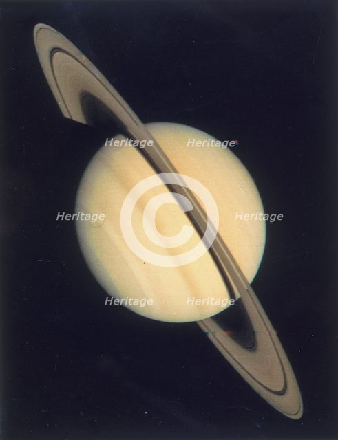 The planet Saturn, 1980.  Creator: Unknown.
