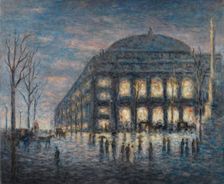 The Place du Châtelet in Paris, c. 1900