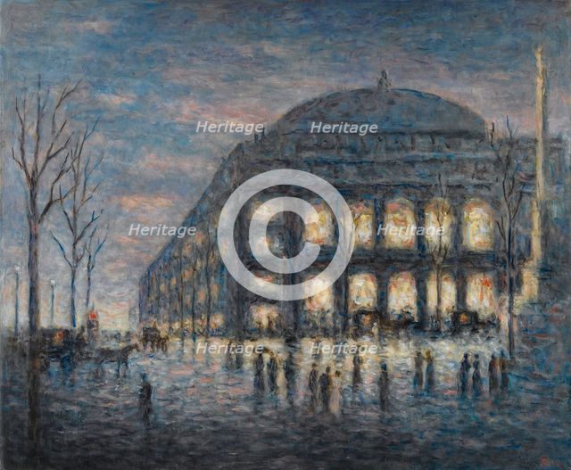 The Place du Châtelet in Paris, c. 1900.
