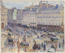 The Place du Havre, Paris, 1893. Creator: Camille Pissarro