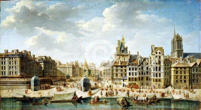 'The Place de Grève in Paris', 1746.  Artist: Nicolas Raguenet