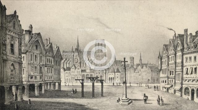 'The Place de Greve in the 15th century', 1915. Artist: Unknown.