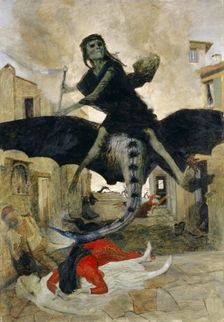 The Plague, 1898. Creator: Arnold Bocklin