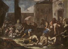 The Plague of Ashdod. Creator: Ricci, Sebastiano (1659-1734)