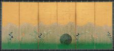 The plain of Musashi, ca 1760. Artist: Anonymous