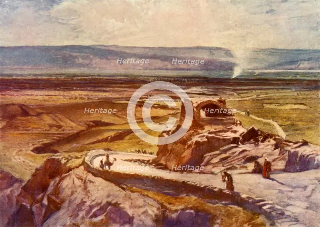 'The Plain of Jericho Looking Towards the Mountains of Moab', 1902. Creator: John Fulleylove.