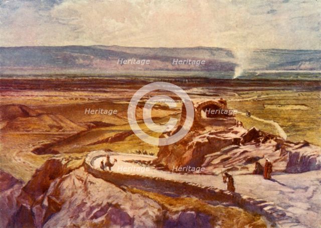 'The Plain of Jericho Looking Towards the Mountains of Moab', 1902. Creator: John Fulleylove.