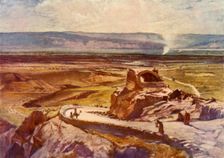 The Plain of Jericho Looking Towards the Mountains of Moab 1902. Creator: John Fulleylove