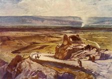 The Plain of Jericho Looking Towards the Mountains of Moab 1902. Creator: John Fulleylove