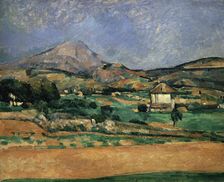 The Plain of the Mont Sainte-Victoire 1882-1885. Artist: Paul Cezanne
