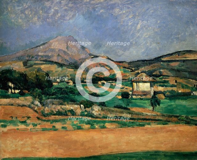 'The Plain of the Mont Sainte-Victoire', 1882-1885.  Artist: Paul Cezanne