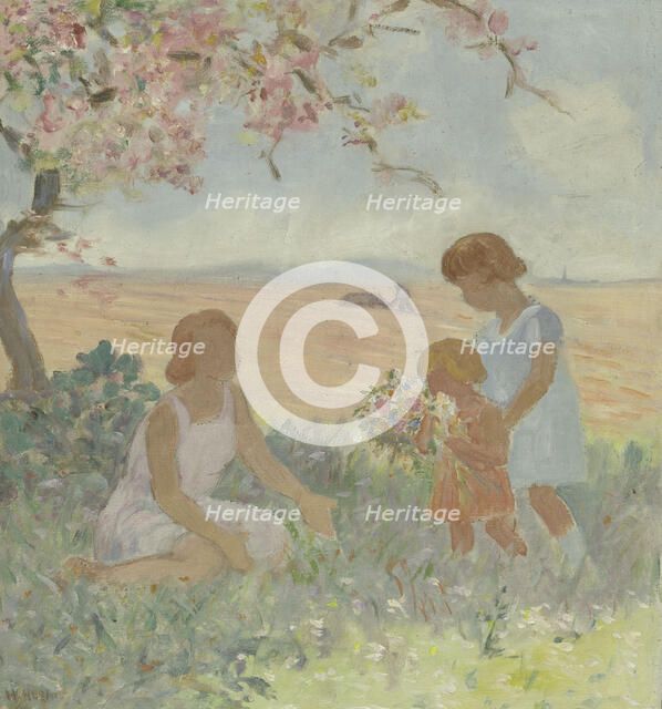 The plain: sketch for the playground of the girls' school in rue Dupleix..., c.1933.  Creator: Henri Nozais.