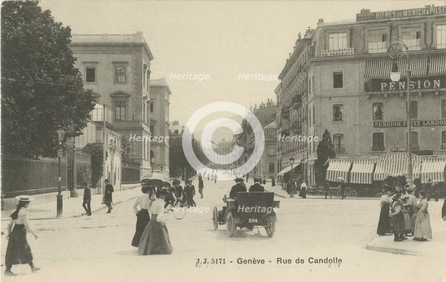 The Plaine de Plainpalais in Geneva, Early 20th cen..