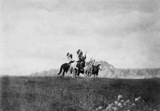 The plains of the Dakota-Sioux, c1905. Creator: Edward Sheriff Curtis