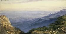 The Plains of Lombardy from Monte Generoso, 1880. Artist: Edward Lear
