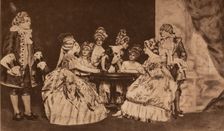 The play Queen of spades by A. Pushkin in the La Chauve-Souris Theatre, 1918