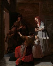 The players, c.1660-c.1682. Creator: Jacob Ochtervelt