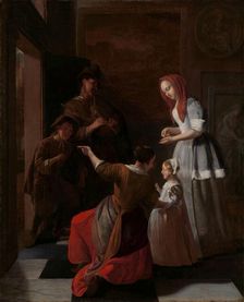 The players, c.1660-c.1682. Creator: Jacob Ochtervelt