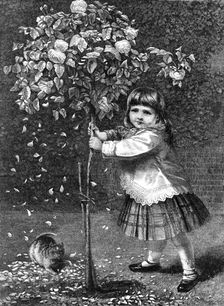 "The Playmates," by J. Hayllar, 1870. Creator: Robert Loudan