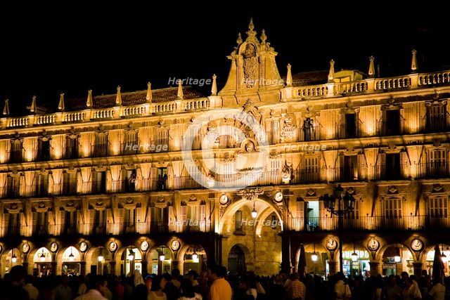 The Plaza Mayor, Salamanca, Spain, 2007. Creator: Samuel Magal.
