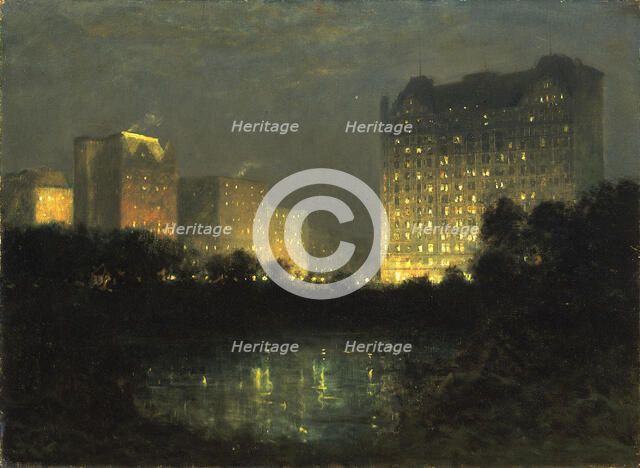 The Plaza, ca. 1907-1911. Creator: William R. Derrick.