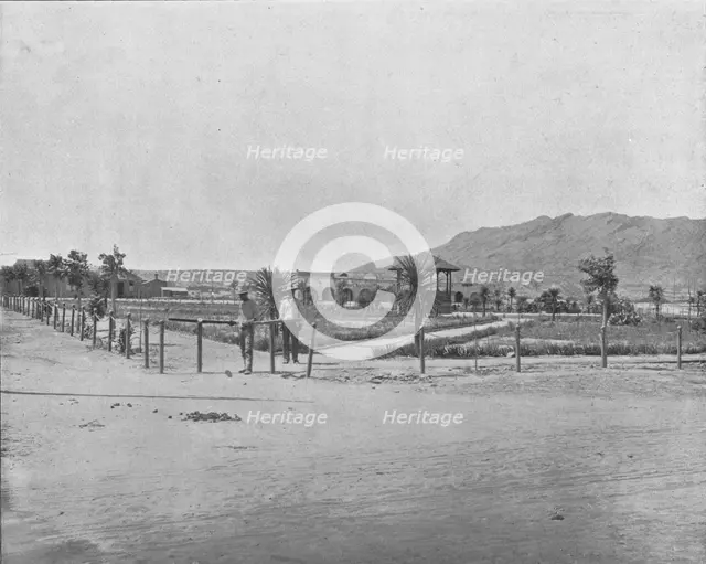 The Plaza, El Paso, Texas, USA, c1900.  Creator: Unknown.