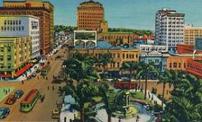 The Plaza. San Diego, California c1941