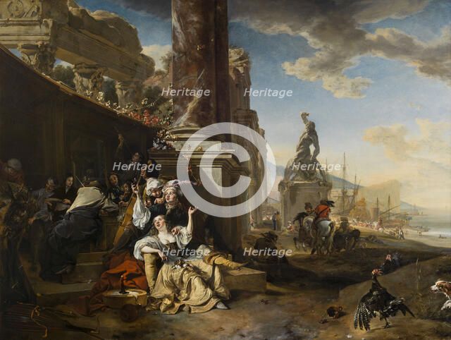 The pleasure party, 1667. Creator: Jan Weenix.