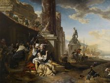 The pleasure party, 1667. Creator: Jan Weenix