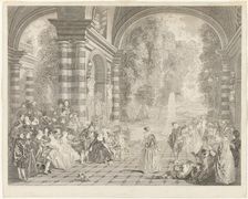 The Pleasures of the Ball, 1730. Creator: Gérard Jean-Baptiste Scotin