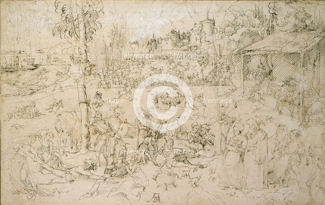 The Pleasures of the World, early 16th century. Artist: Albrecht Durer.