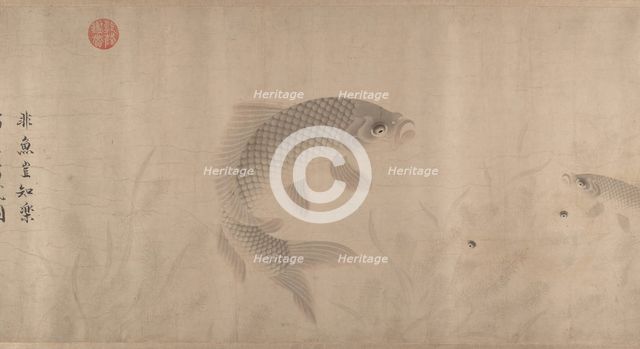 The Pleasures of Fishes, dated 1291. Creator: Zhou Dongqing.