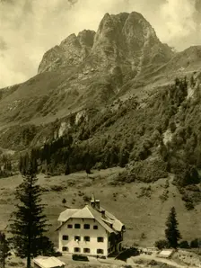 The Plocken Pass in the Carnic Alps mountain range, Austria, c1935. Creator: Unknown