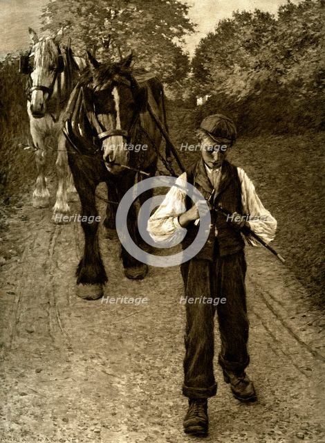 'The Plough Boy', 1900. Artist: Unknown