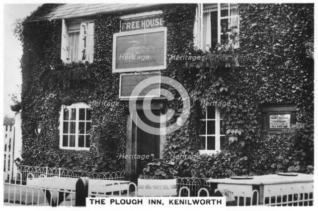 The Plough Inn, Kenilworth, Warwickshire, 1937. Artist: Unknown