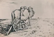 The Plough mid-late 19th century, (1946). Artist: Alphonse Legros