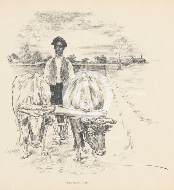 The ploughman, 1899. Creator: Jay Campbell Phillips.