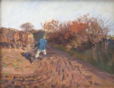 The Ploughman Turns, 1898-1902. Creator: Peter Hansen