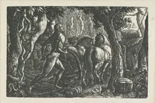 The Ploughman: Christian Ploughing the last furrow of life, 1827. Artist: Edward Calvert