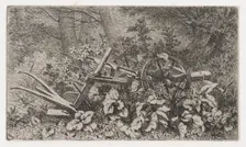 The Plow with Burdock Plants, 1858. Creator: Eugene Blery