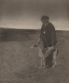 The Poacher-A Hare in View, 1888. Creator: Dr Peter Henry Emerson