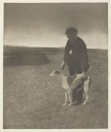 The Poacher - A Hare in View, (Suffolk), c. 1883/87, printed 1888. Creator: Peter Henry Emerson