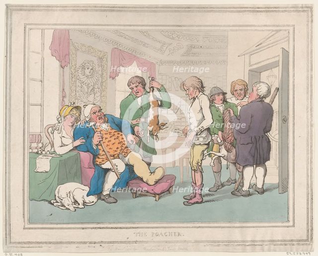 The Poacher, May 1, 1806., May 1, 1806. Creator: Thomas Rowlandson.