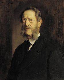 The poet Anastasius Grün (alias Anton Alexander Graf von Auersperg), 1876. Creator: Heinrich von Angeli